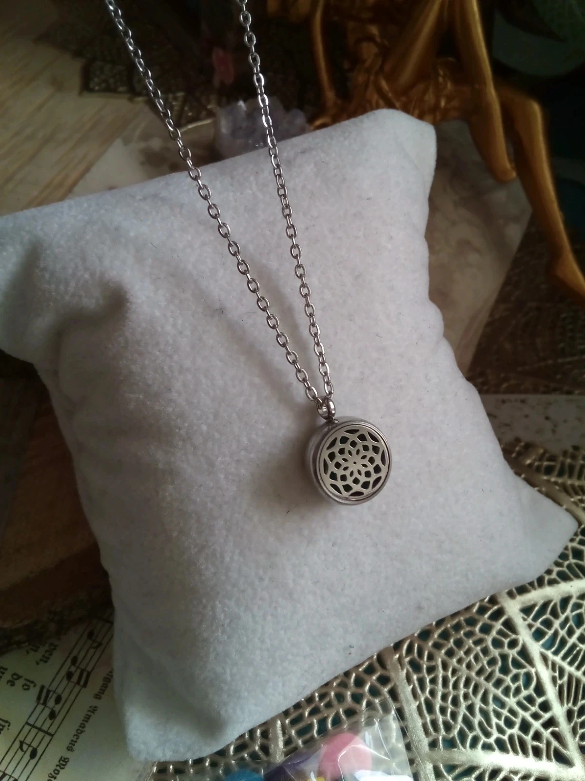 Collier pendentif diffuseur de parfum – photo 2